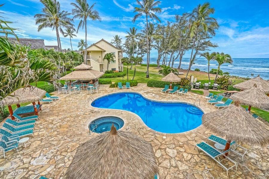 Seaview At The Islander On The Beach Oceanview Studio 201 Kapa'a Eksteriør bilde